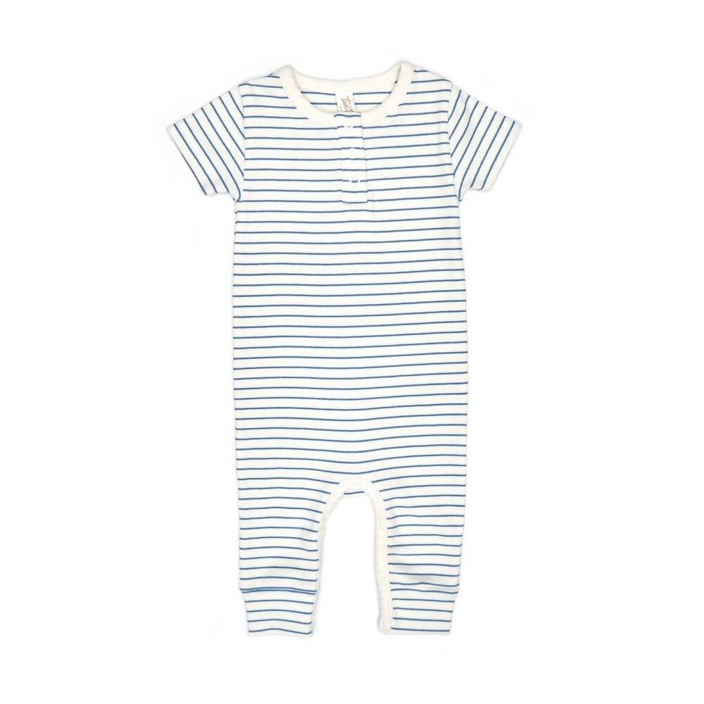 NEW TUN TUN boy's john stripes jumpsuit in blue
